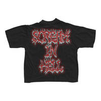 SCREAM IN HELL BLACK TEE