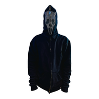 SCREAM IN HELL RHINESTONE FULL ZIP UP